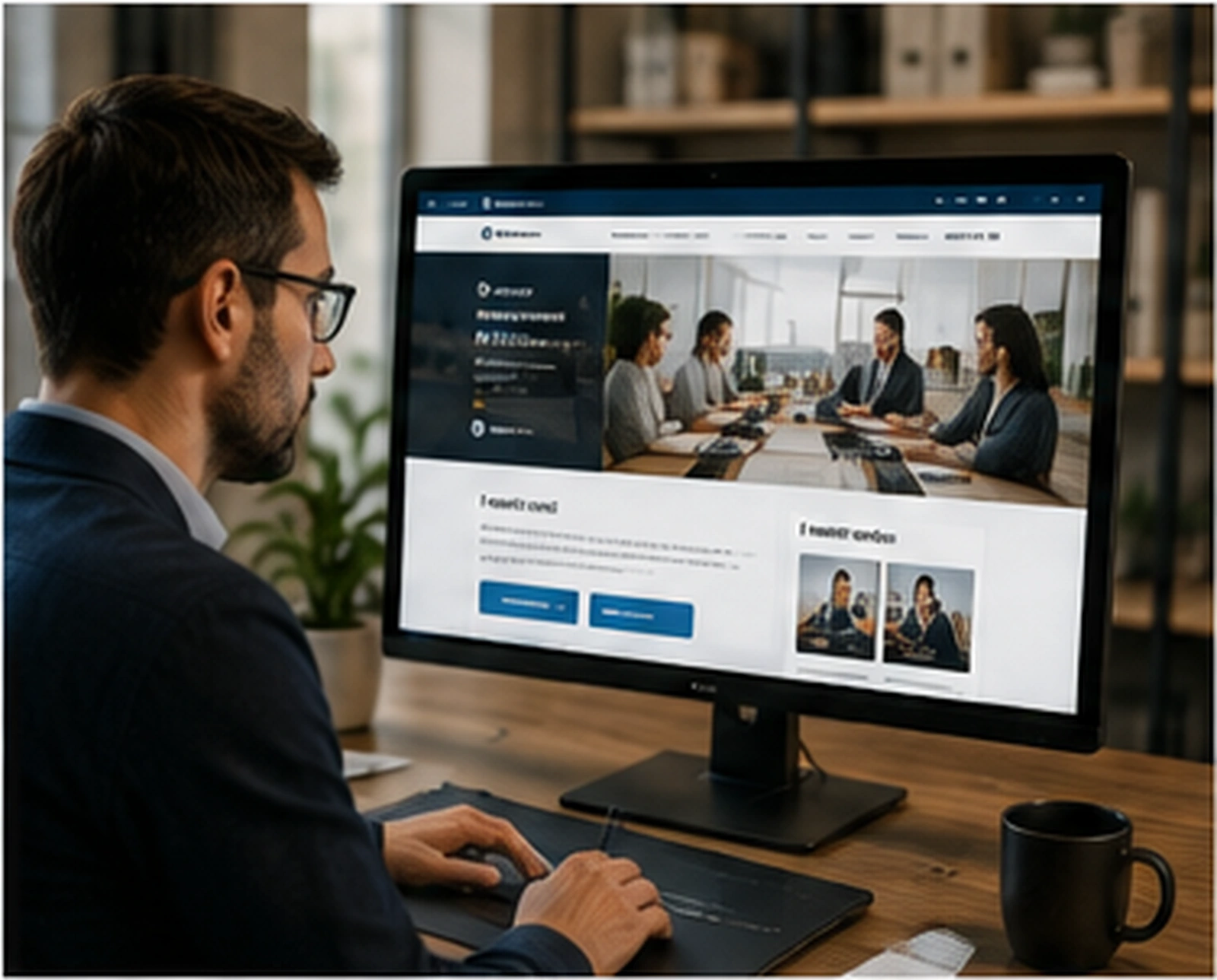 Sito web integrato nell'ecosistema digitale di un ente di formazione